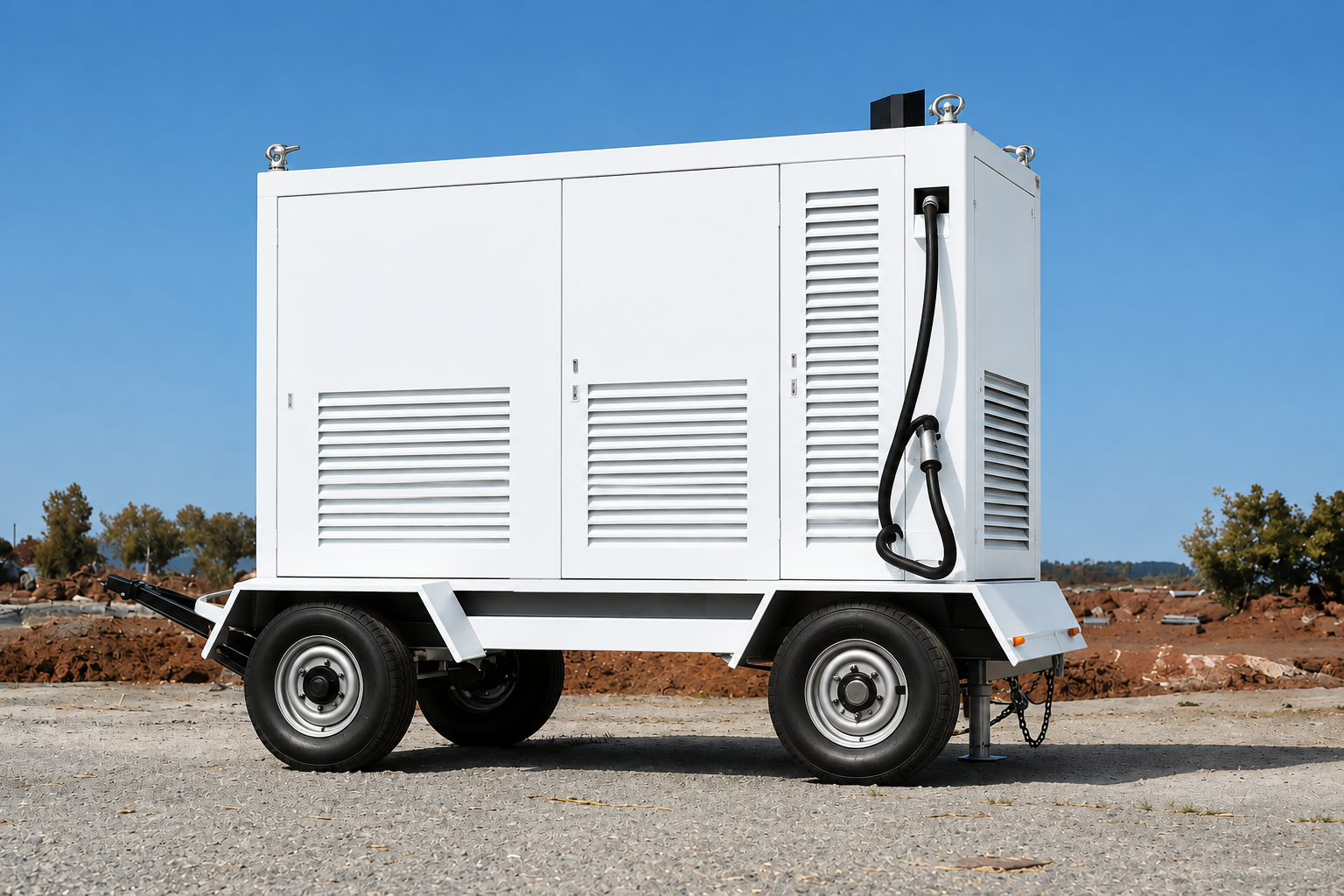 a mobile BESS battery system in North America